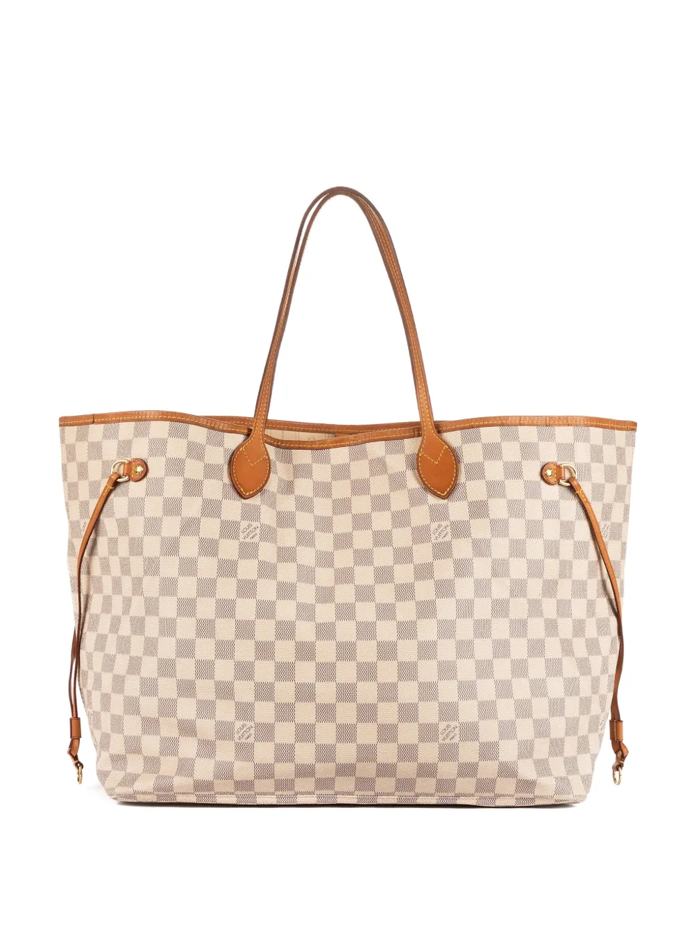 Louis Vuitton Pre-Owned 2010 Neverfull GM Damier Azur tote bag - Neutrals