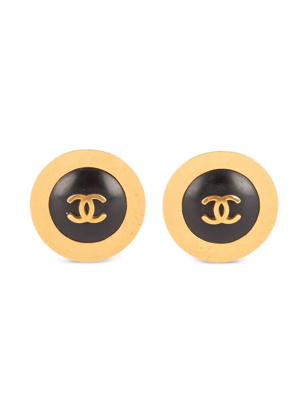 CHANEL Pre-Owned Orecchini a clip CC - Oro