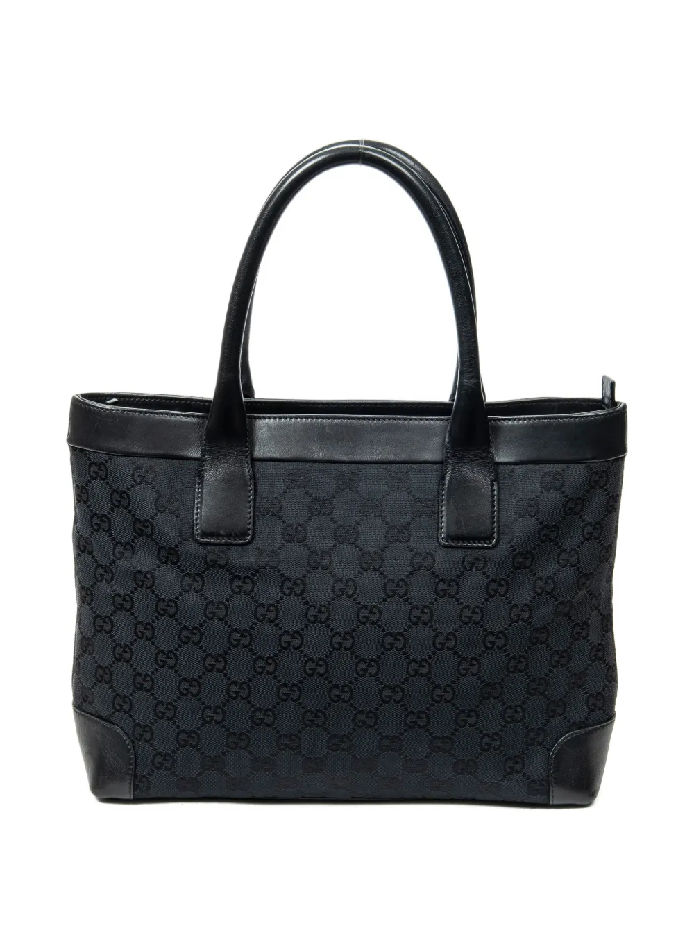 Gucci Pre-Owned Borsa tote con monogramma GG - Nero