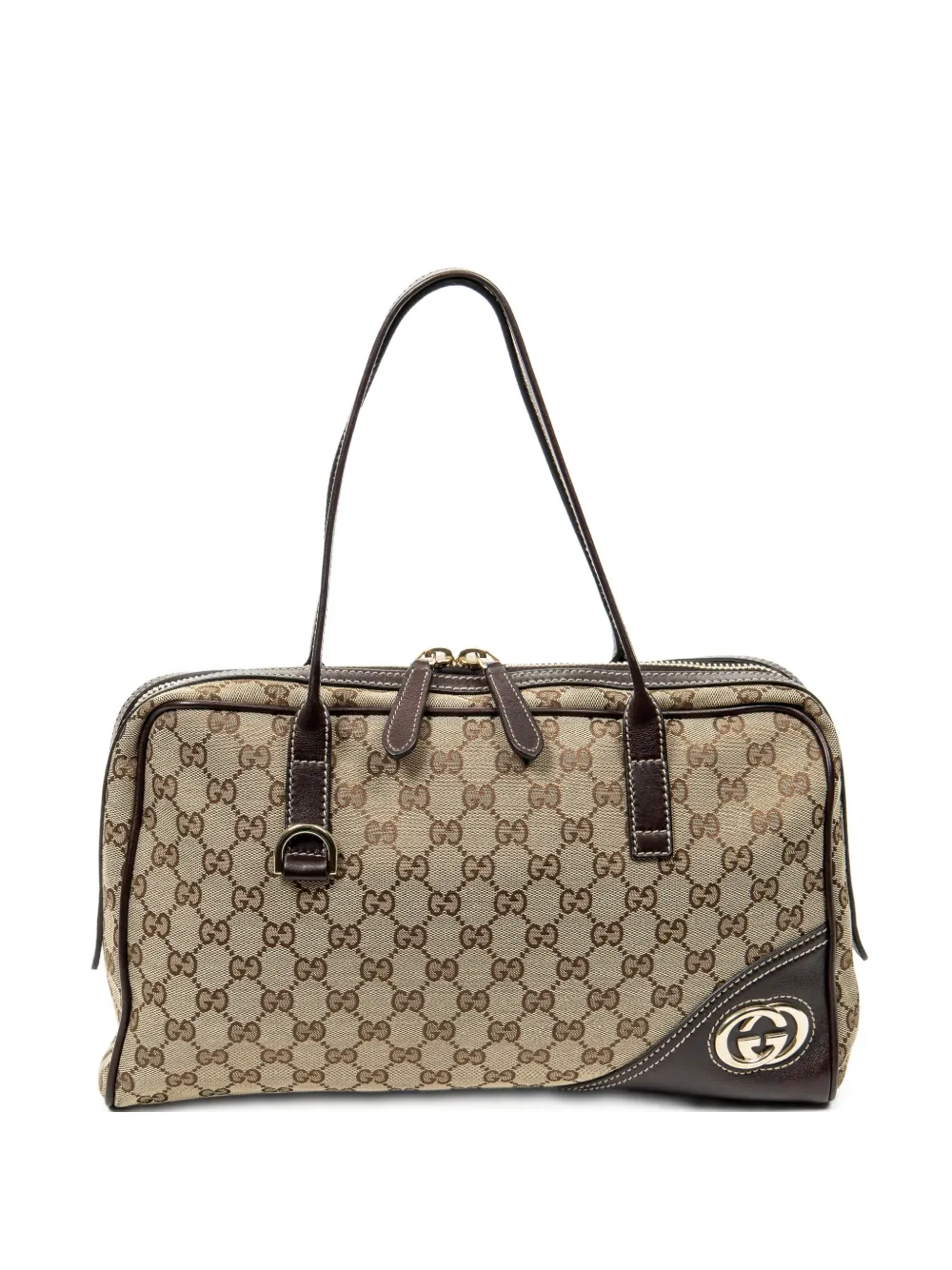 Gucci Pre-Owned Borsa tote Britt con zip - Toni neutri