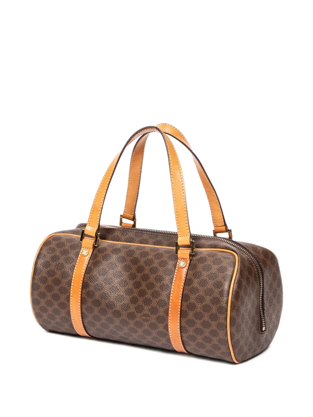  Celine Pre-owned Small Bowling Tote Bag - Brown 