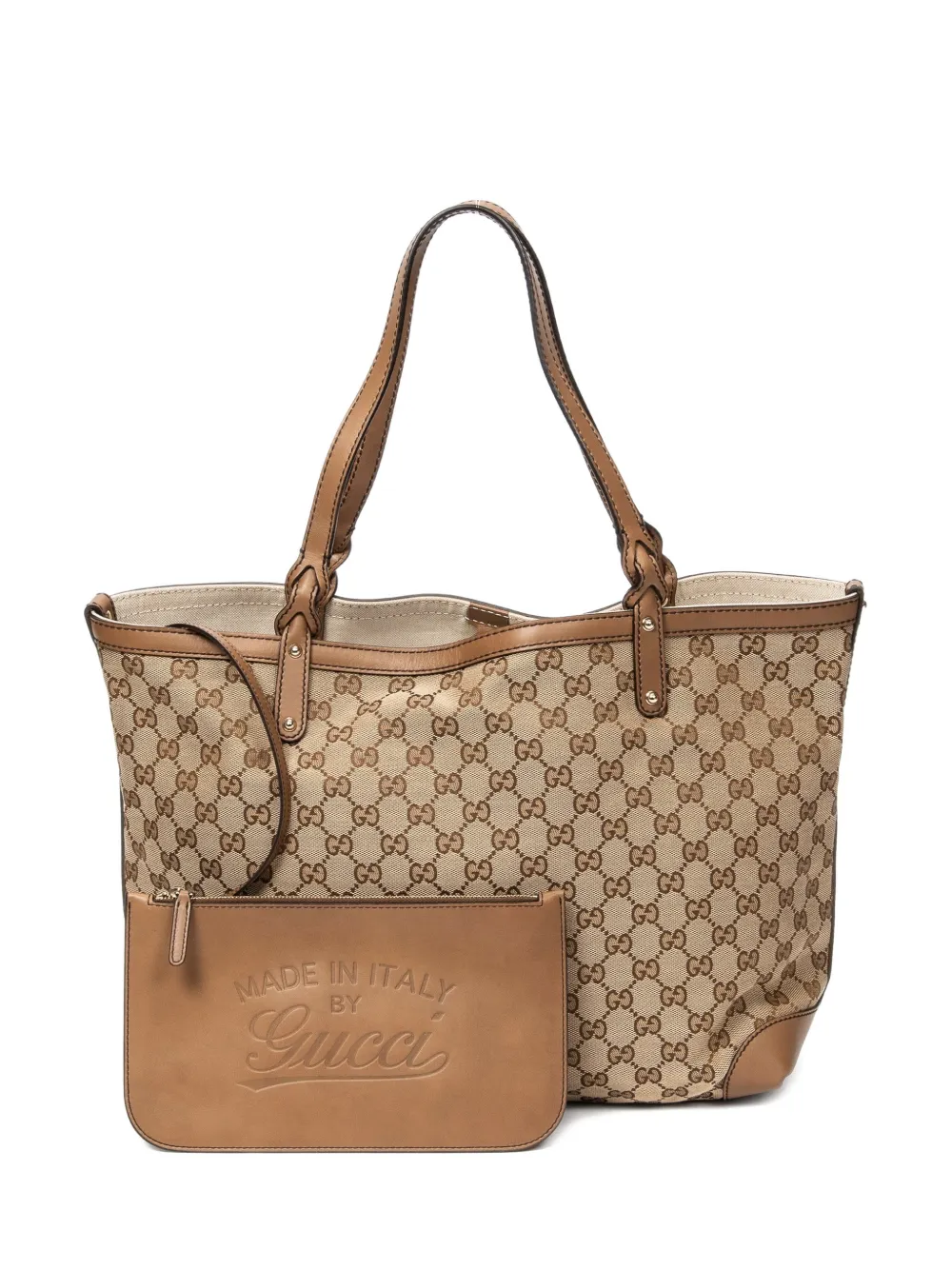 Gucci Pre-Owned Borsa tote media con monogramma - Toni neutri