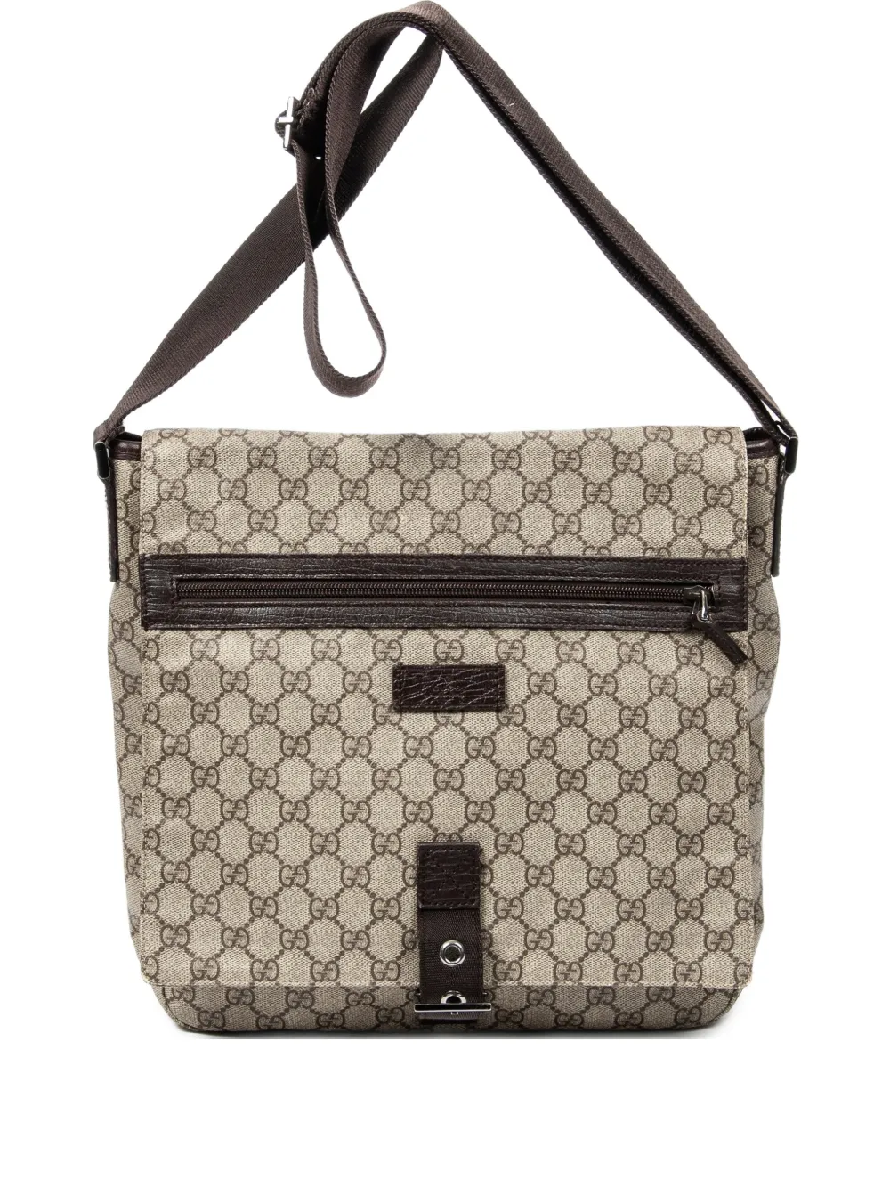 Gucci Pre-Owned Borsa messenger con fibbia - Toni neutri