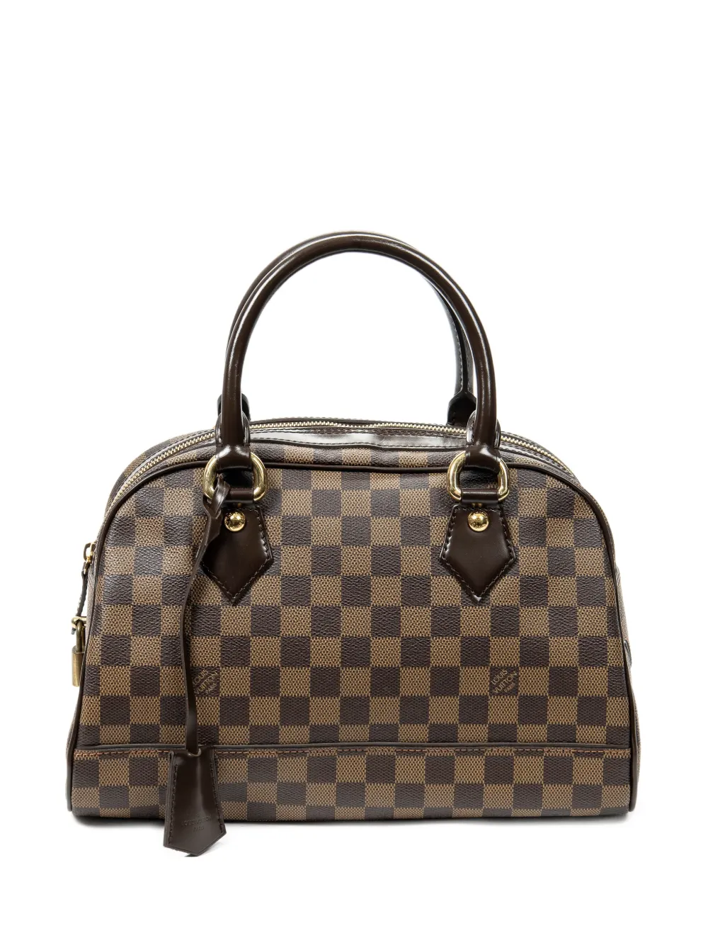 Louis Vuitton Pre-Owned Borsa tote Duomo Damier Ebène 2008 - Marrone