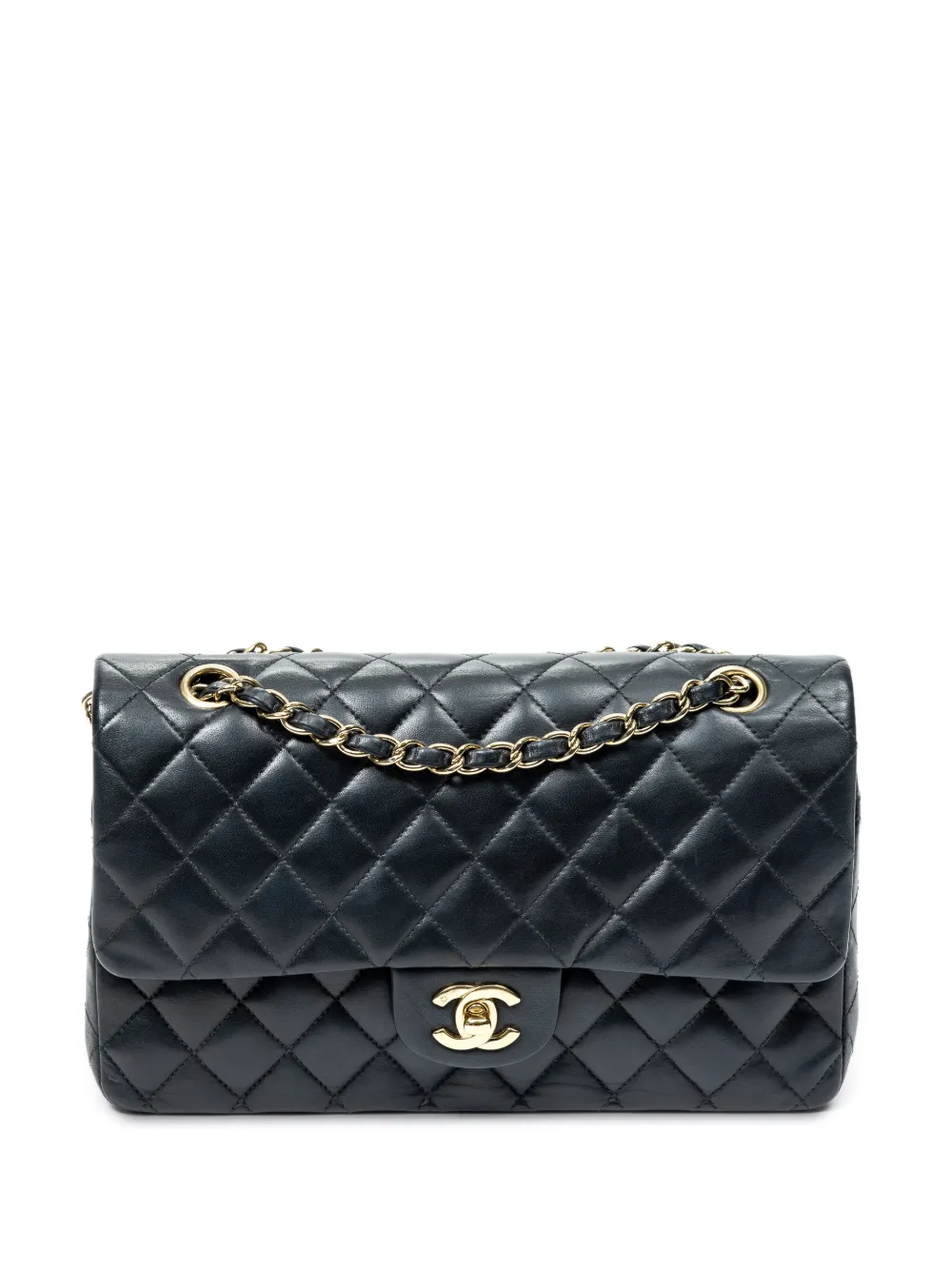 CHANEL Pre-Owned double-flap chain-strap shoulder bag | Black | Image 1