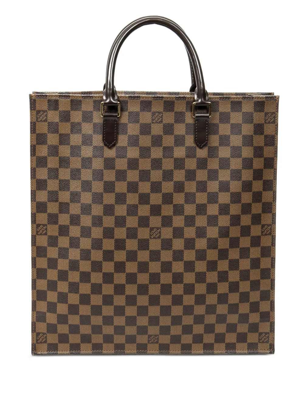 Louis Vuitton Pre-Owned 2009 Damier Ebène pattern tote bag - Brown