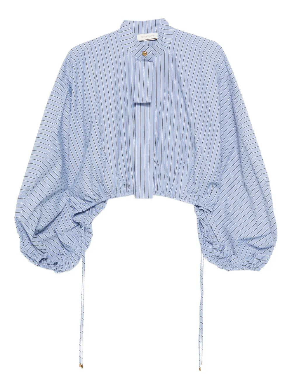 ZIMMERMANN camisa con cuello mao | azul | Image 1