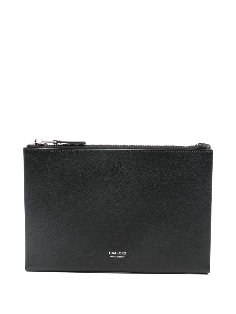 TOM FORD strap-detail clutch bag - Nero