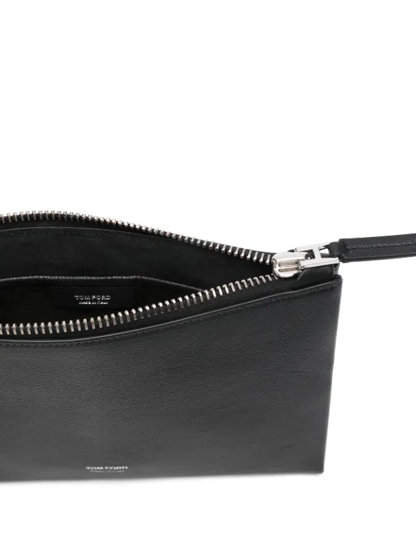 TOM FORD ストラップディテール クラッチバッグ | ブラック | FARFETCH JP