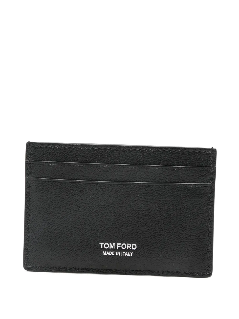 TOM FORD logo-detail card holder - Nero