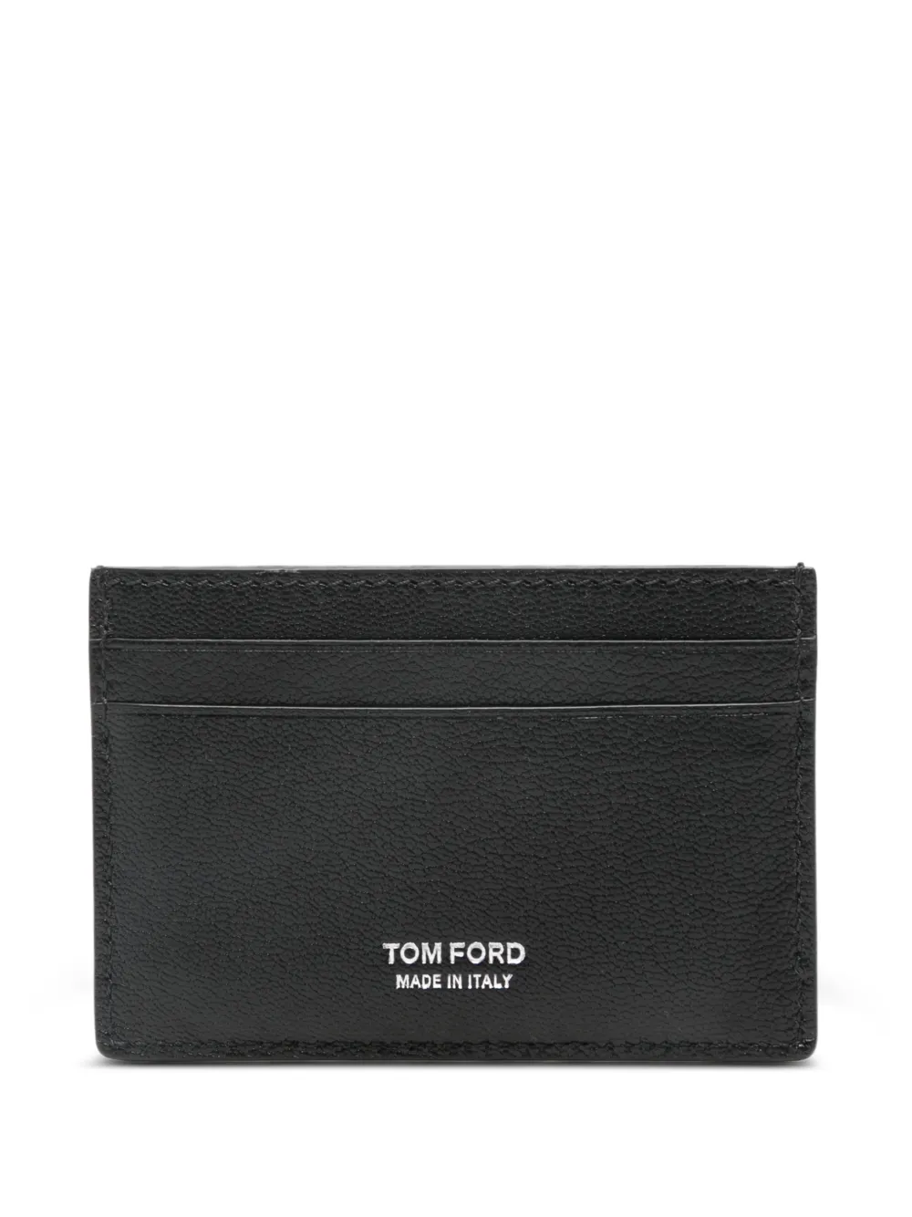 TOM FORD logo-detail card holder - Nero