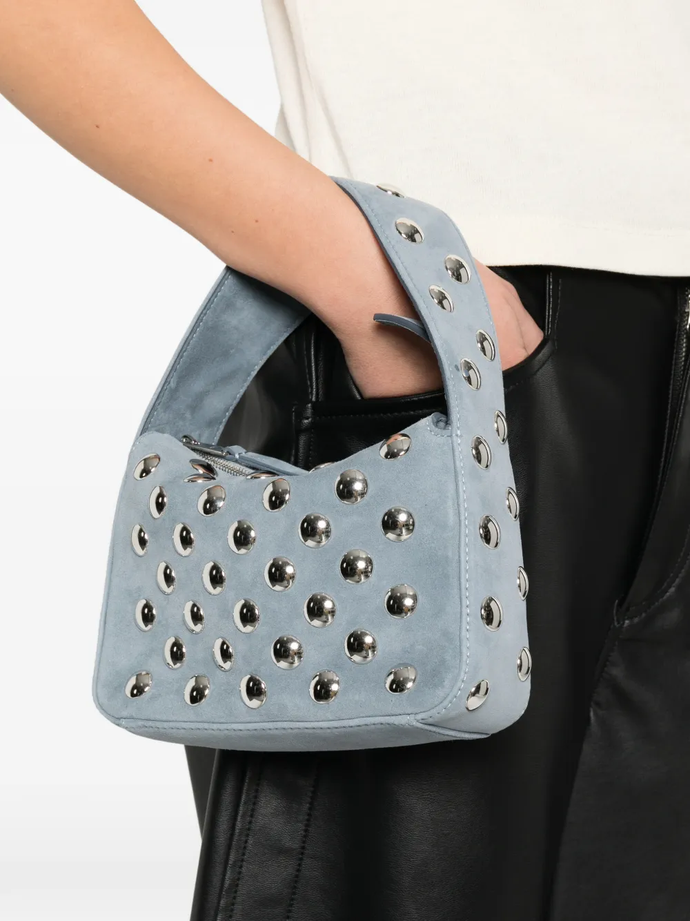 KHAITE small Elena tote bag - Blauw