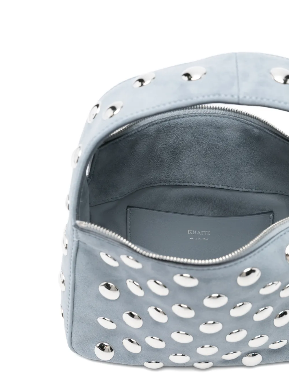 KHAITE Elena kleine shopper Blauw