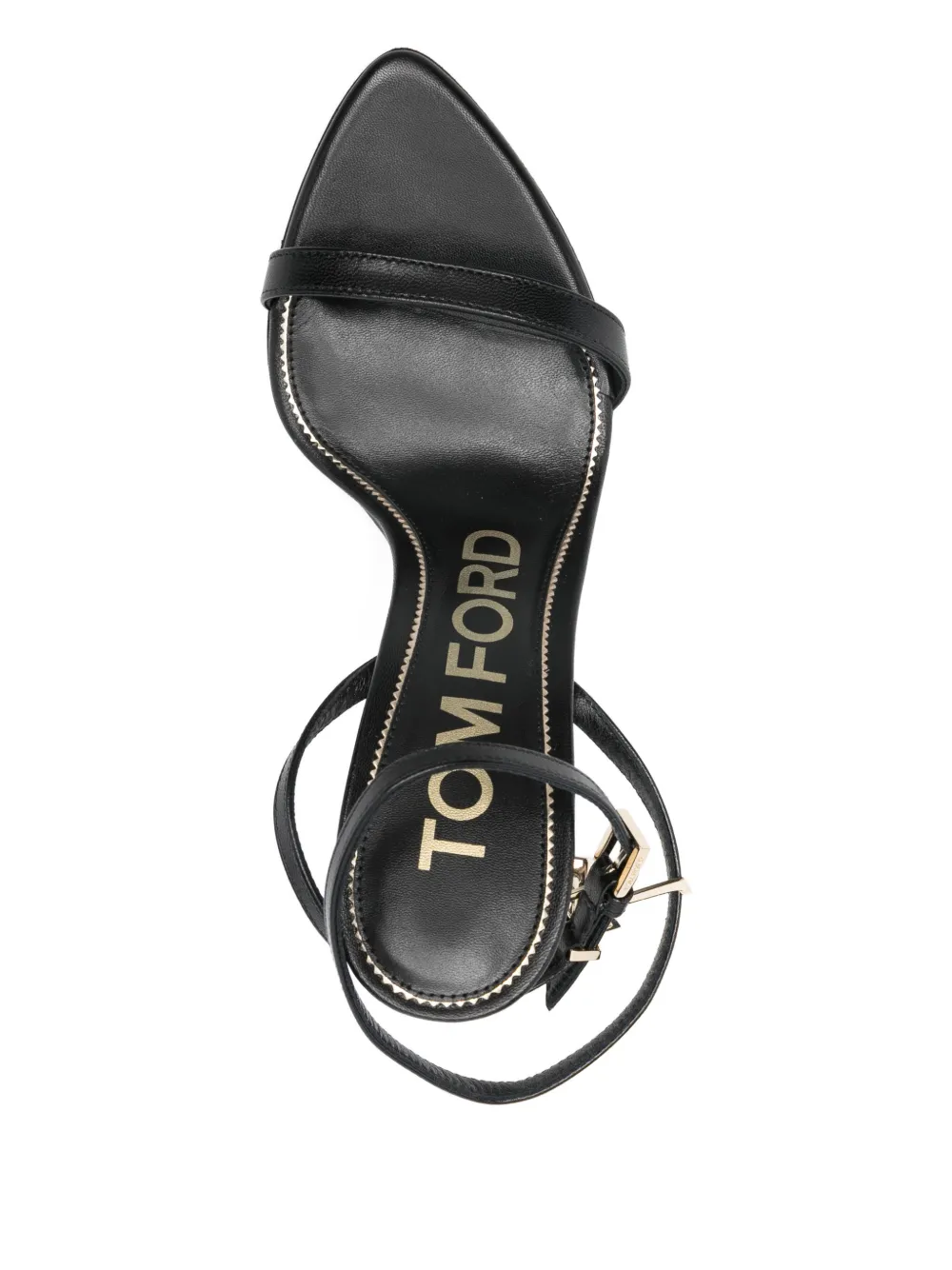 TOM FORD Sandalen met slot detail Zwart