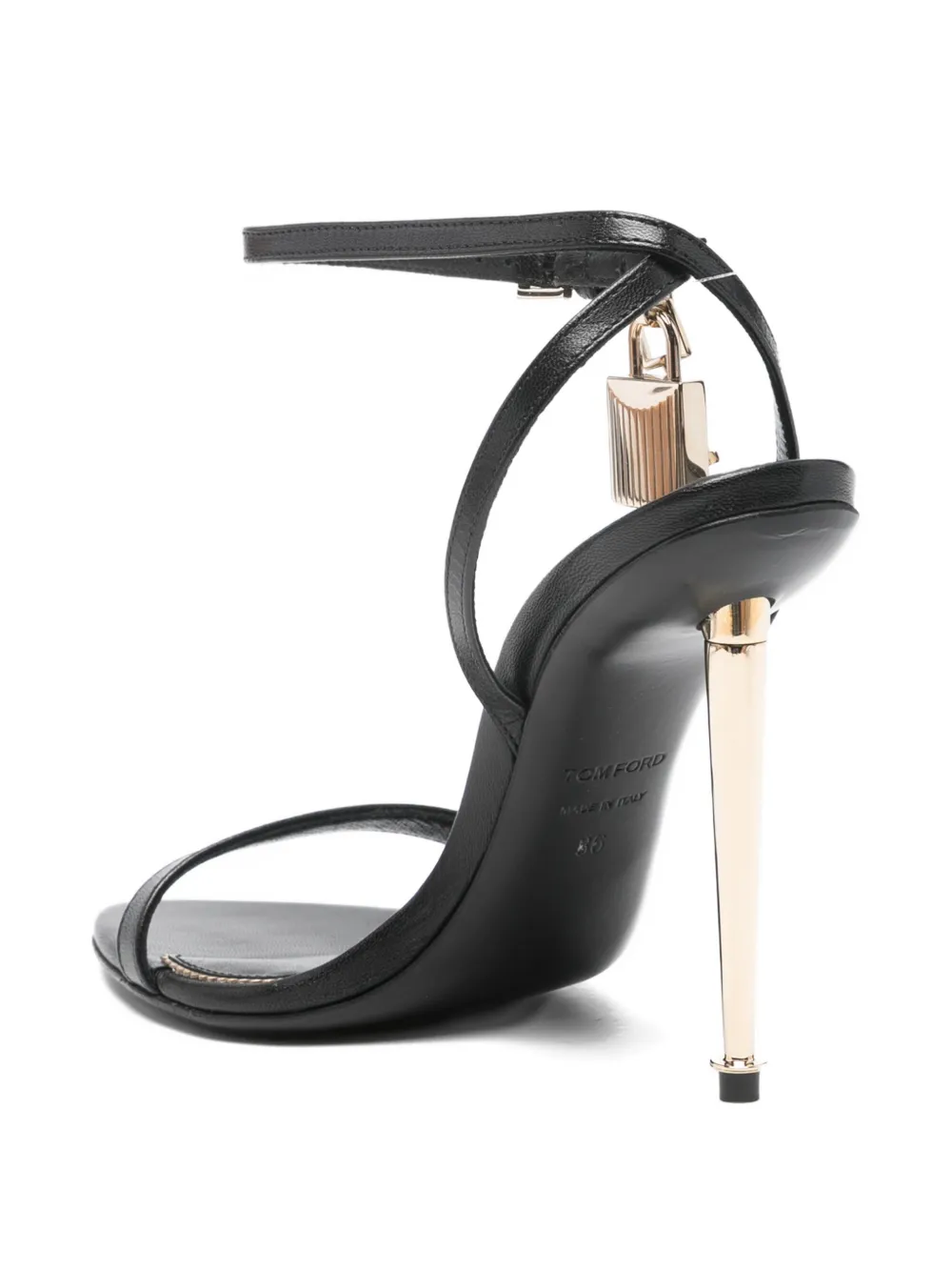 TOM FORD Sandalen met slot detail Zwart