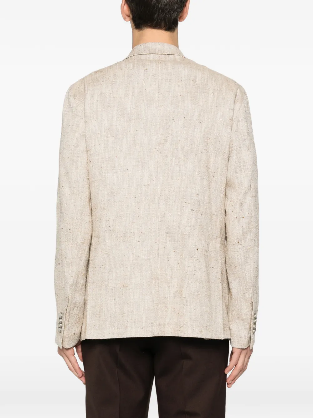 Tagliatore Blazer met dubbele rij knopen Beige