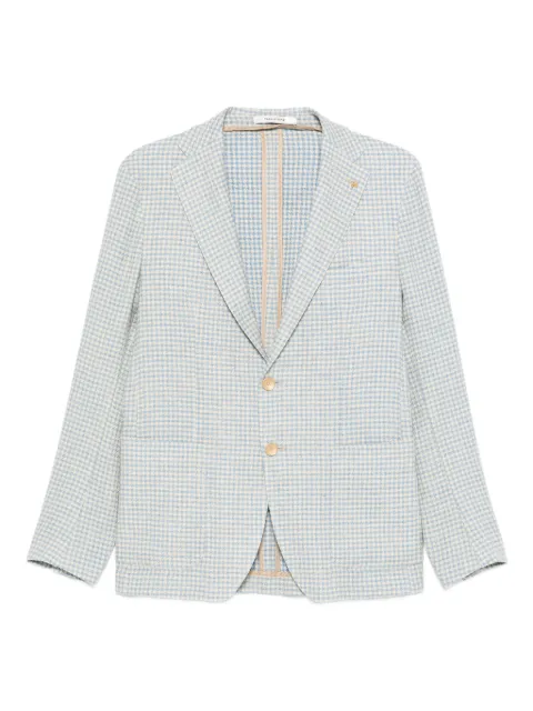 Tagliatore blazer con motivo pied de poule y botones