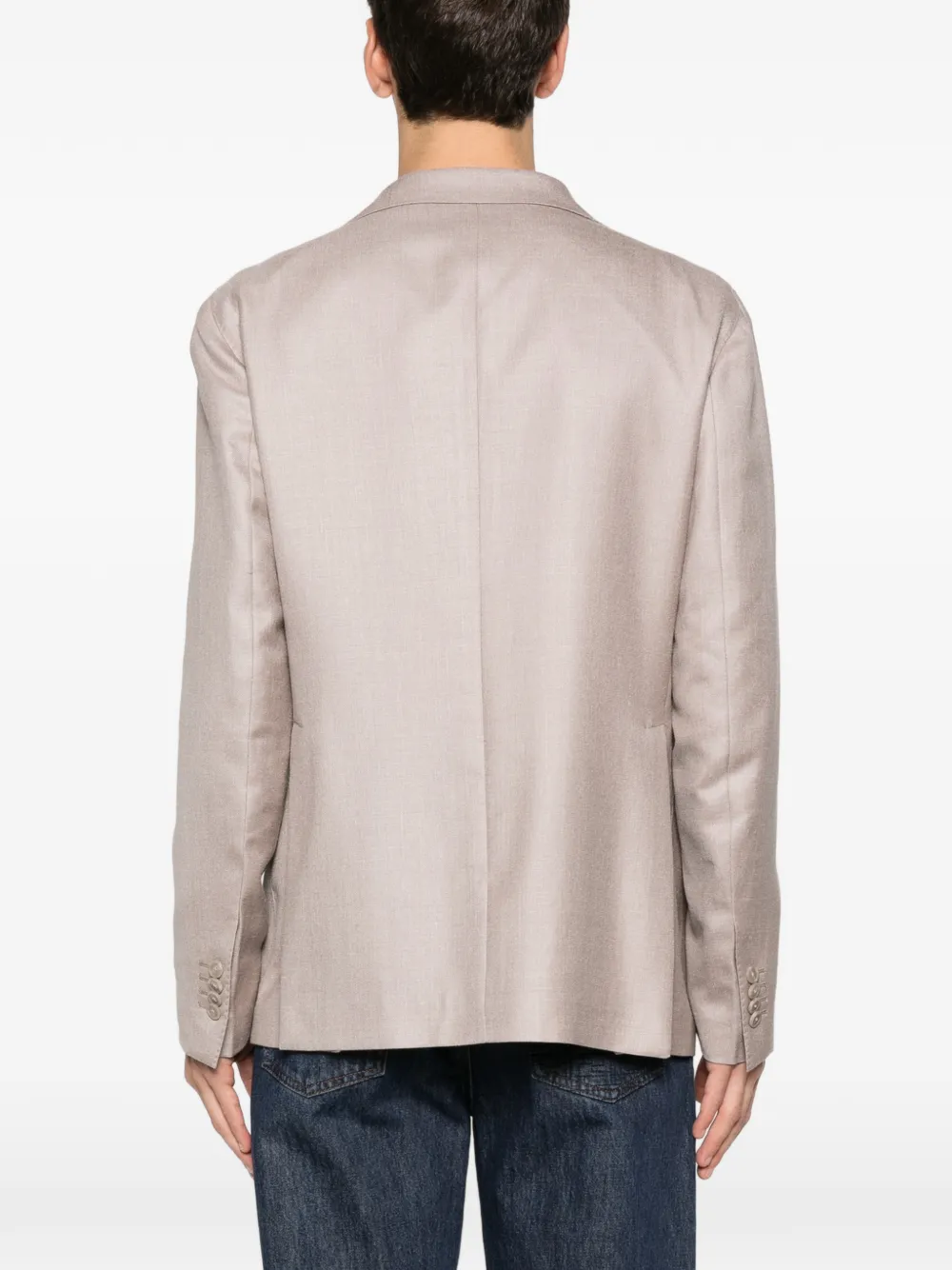 Tagliatore Blazer met logodetail Beige