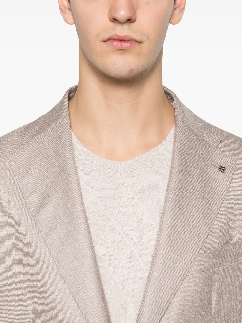 【美品】 TAGLIATORE 秋冬用ジャケット Tagliatore ロゴ ジャケット | ニュートラル | FARFETCH JP