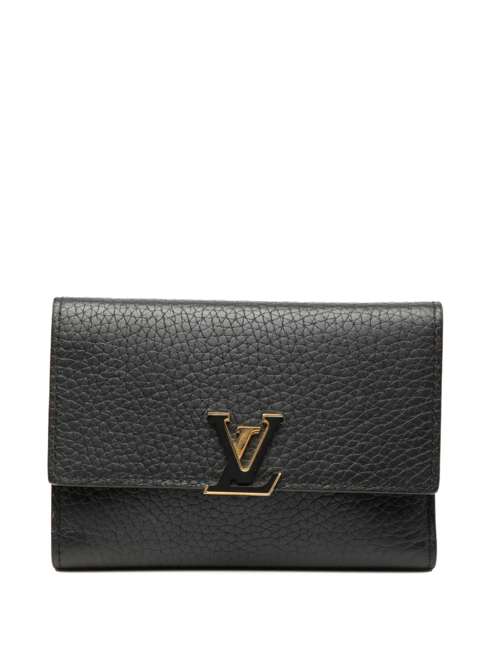 Louis Vuitton Pre-Owned 2021-2025 Taurillon Capucines Compact Wallet small wallets | negro | Image 1