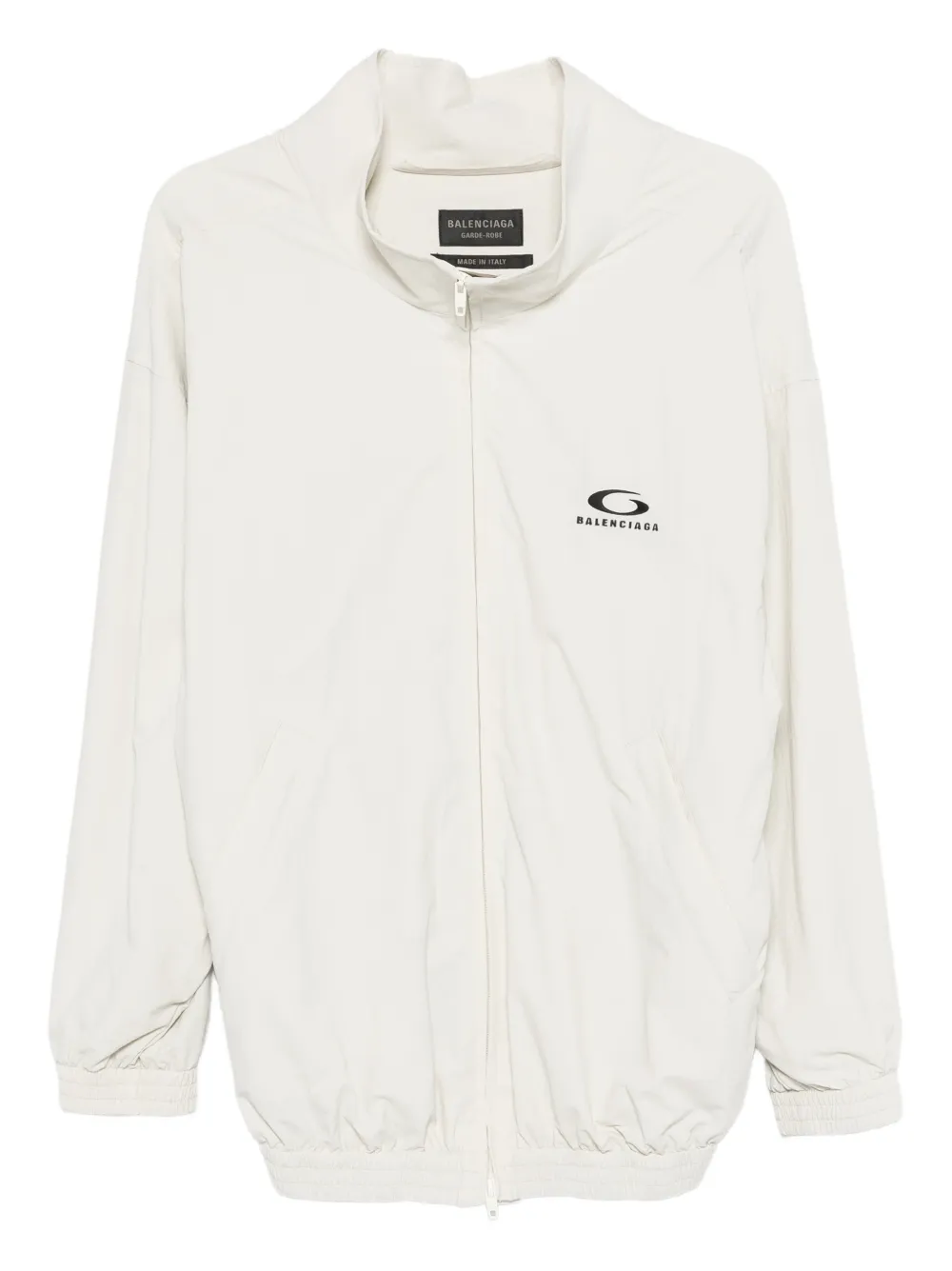 Balenciaga logo zip jacket - Nude