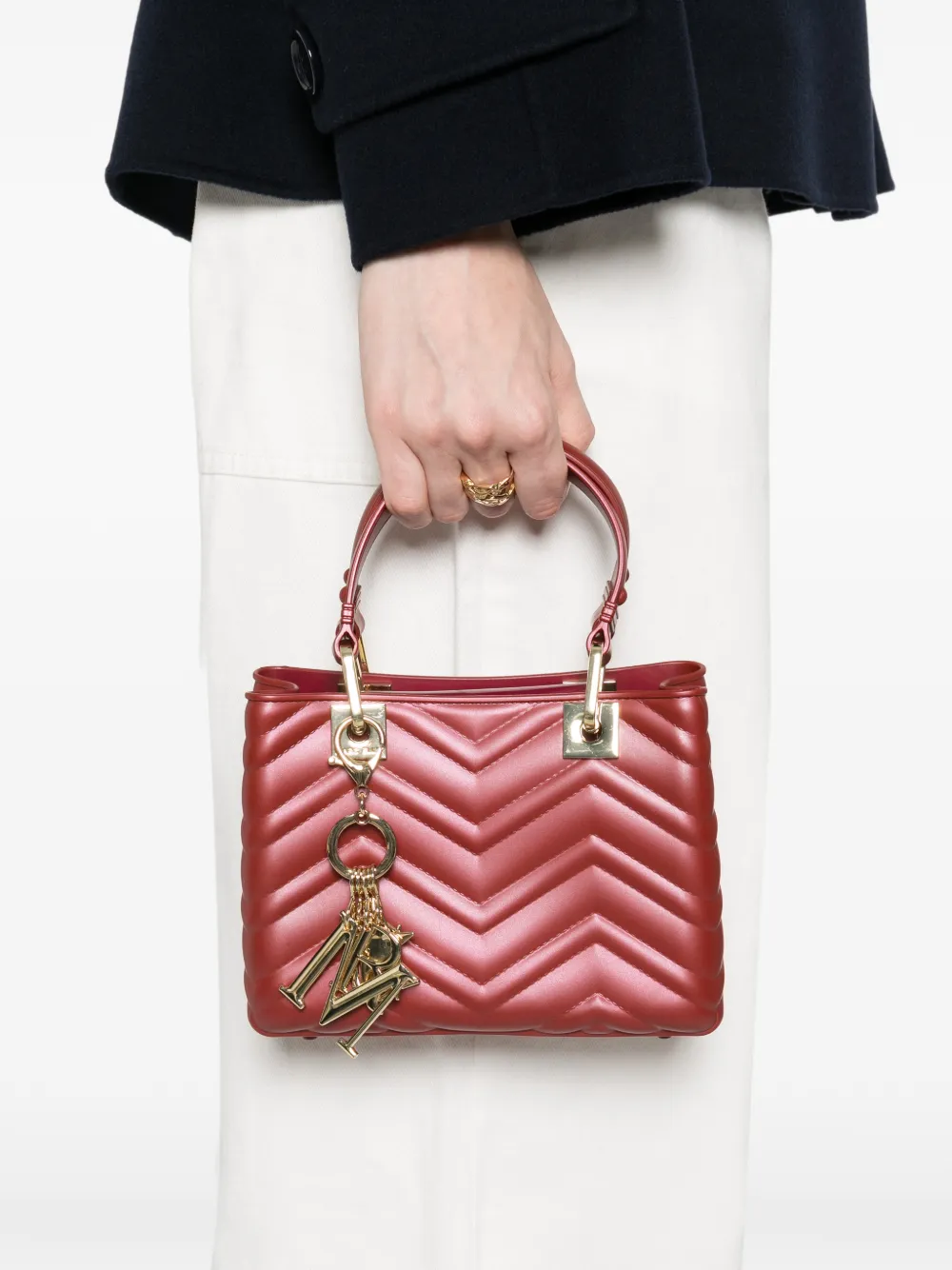 Marc Ellis chevron-embossing mini bag | Mini Bags | Image 2