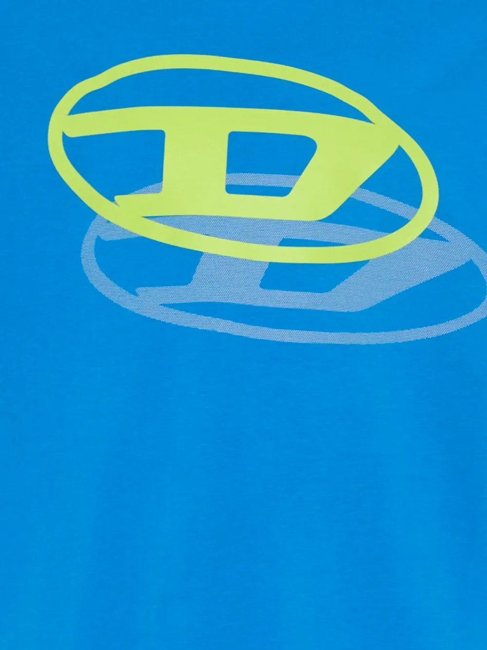 Diesel Kids T-shirt met logo Blauw