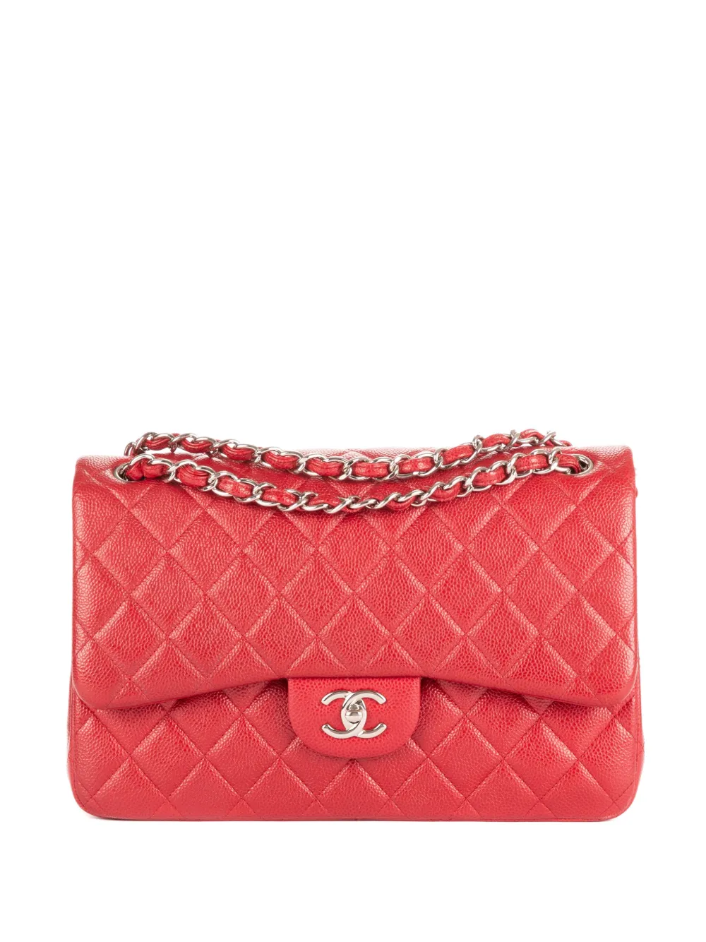 CHANEL Pre-Owned Borsa a spalla Classic Double Flap - Rosso