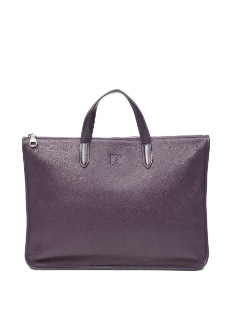 Loewe Pre-Owned Business zip tote bag