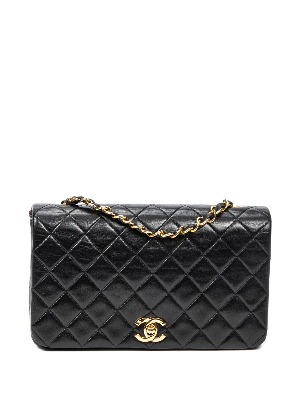 CHANEL Pre-Owned Borsa a spalla Mademoiselle trapuntata anni '89-'91 - Nero