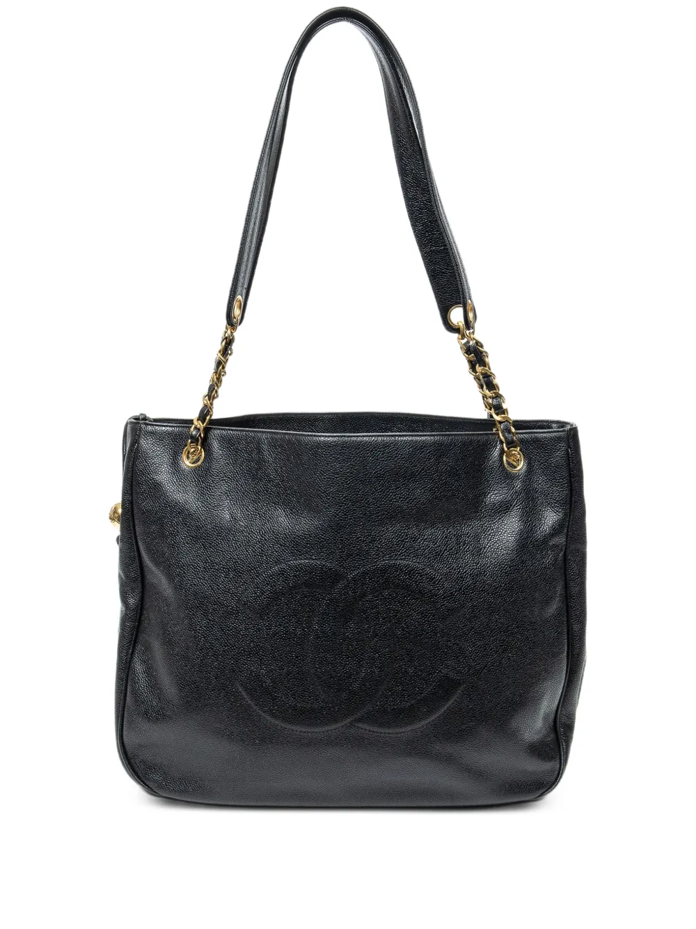 CHANEL Pre-Owned Borsa tote con logo CC 1994-1996 - Nero