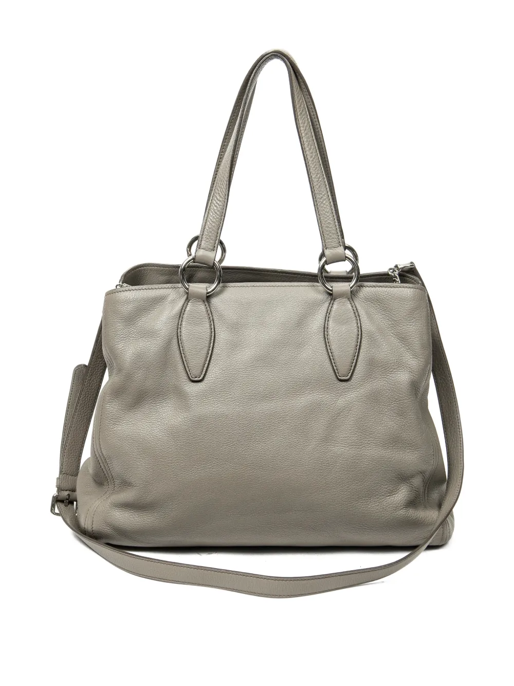 Miu Miu Pre-Owned logo-lettering tote bag | Image 2