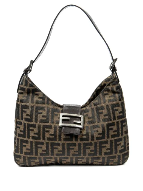 Fendi Pre-Owned logo-buckle shoulder bag