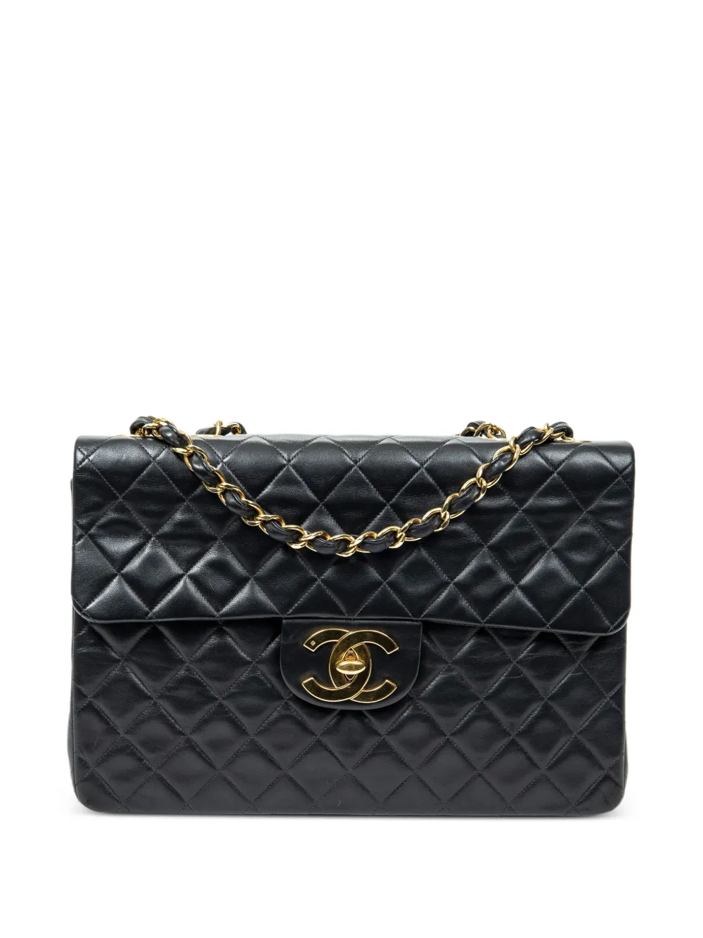 CHANEL Pre-Owned Borsa a spalla Maxi Jumbo XL Flap 1994-1996 - Nero