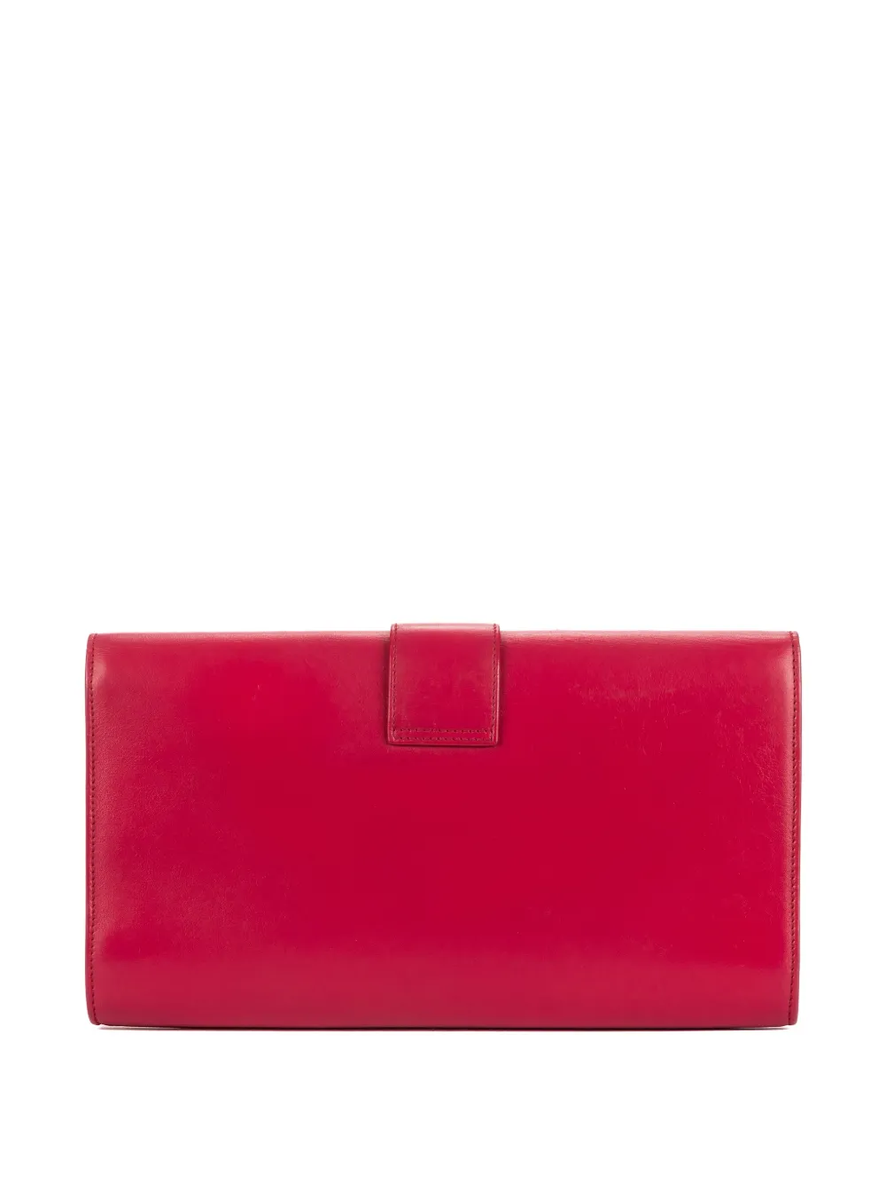 Saint Laurent Pre-Owned Ligne-Y kleine clutch met logoplakkaat - Roze