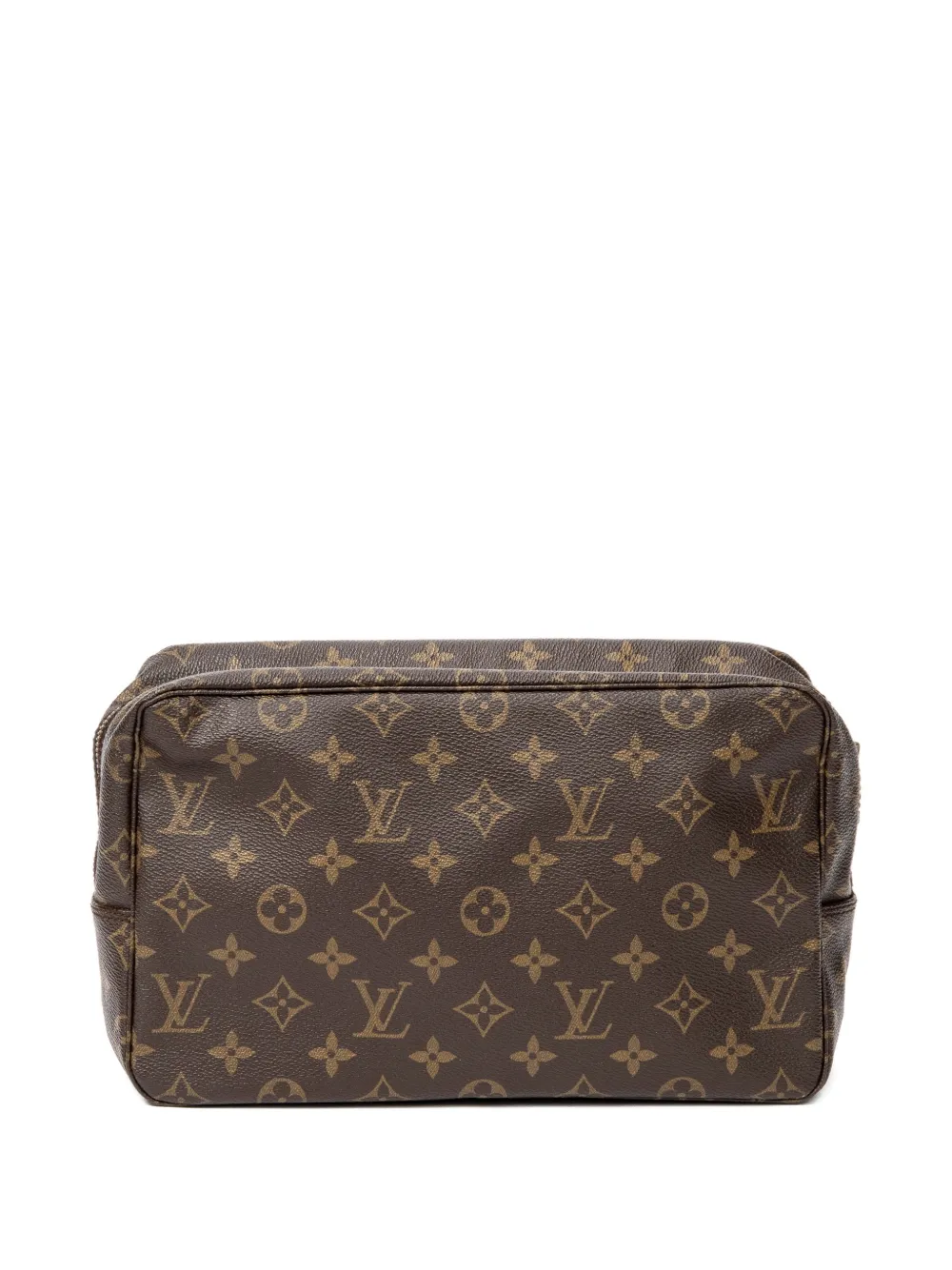 Pre-owned Louis Vuitton Toiletry Gm Makeup Bag In Brown