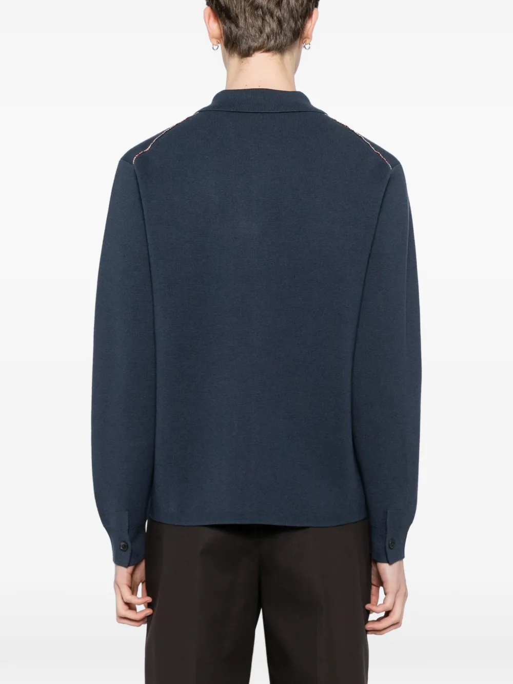 Paul Smith Gebreid overhemd Blauw