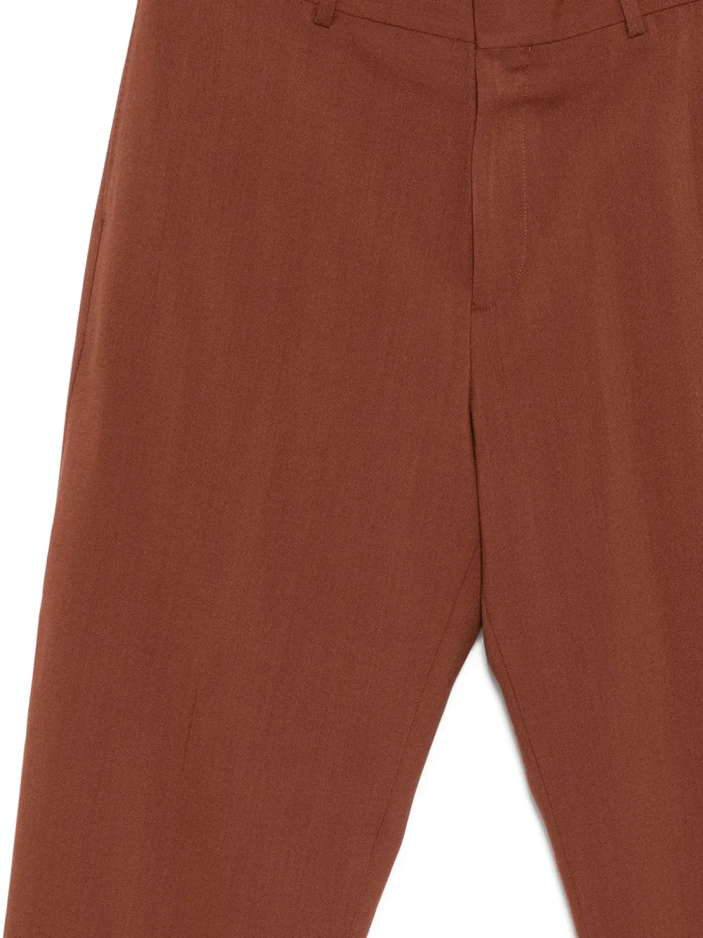 Wool Straight-Leg Trousers