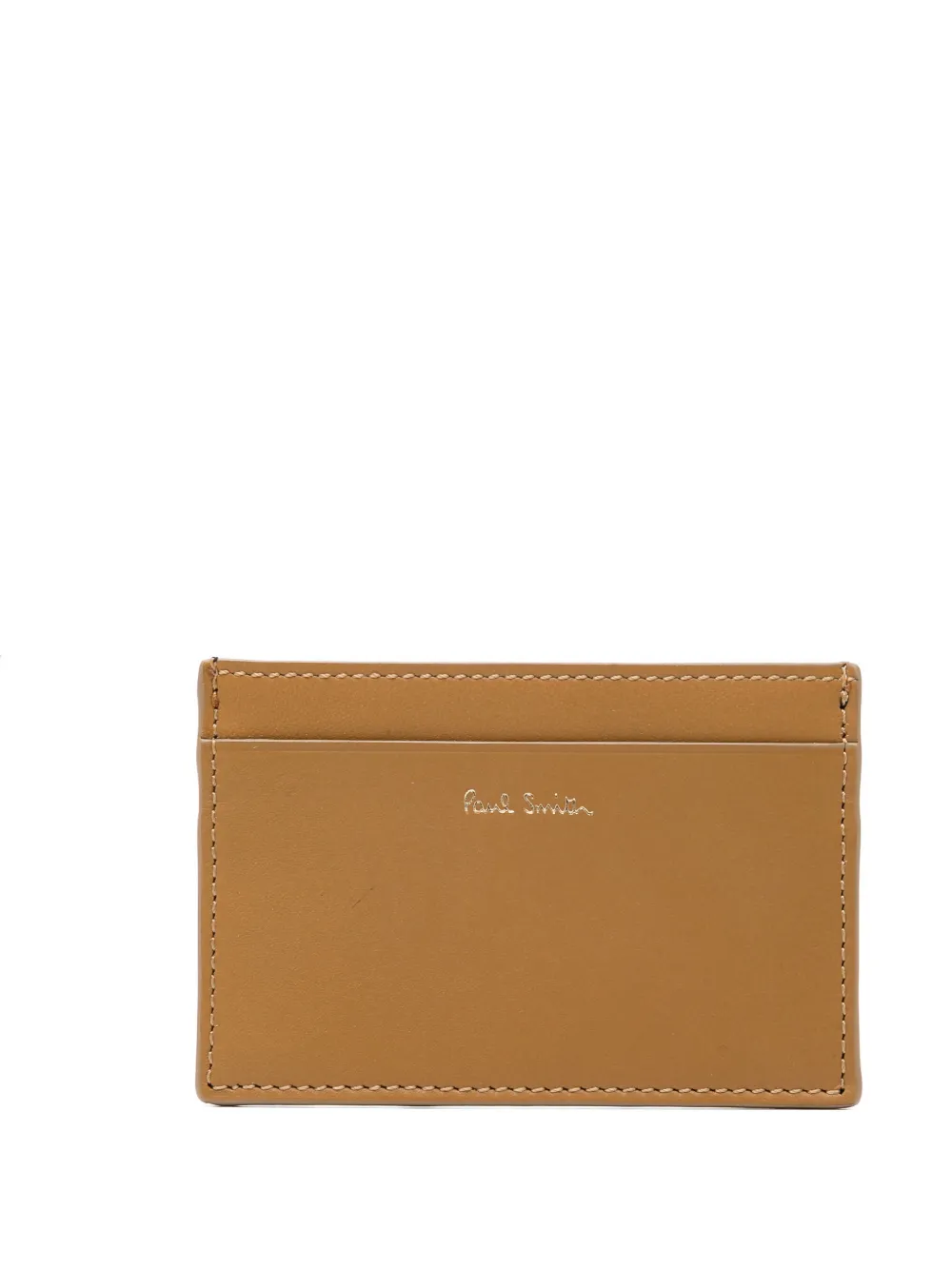 Paul Smith striped cardholder - Marrone