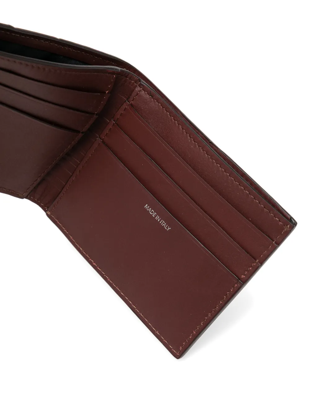  Paul Smith Striped Leather Wallet - Brown 