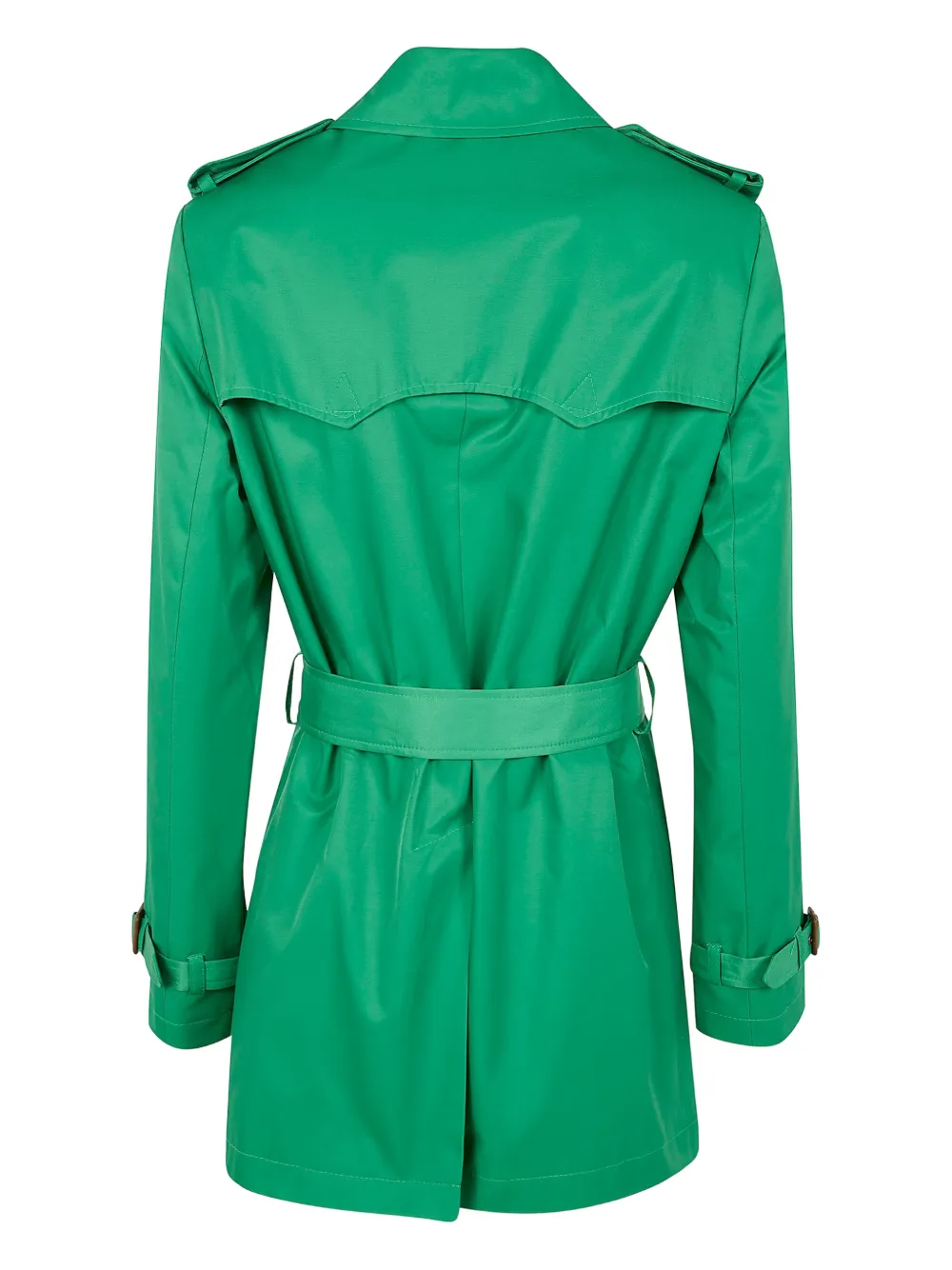 Lauren Ralph Lauren Jas met ceintuur en knopen Groen