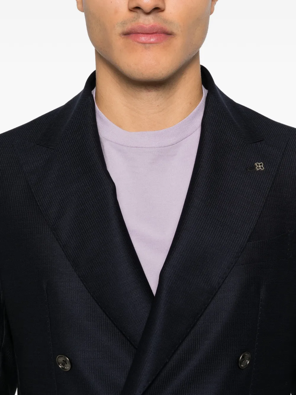 Tagliatore Blazer met dubbele rij knopen Blauw