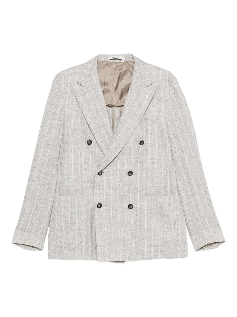 Tagliatore Blazer doppiopetto a righe - Toni neutri