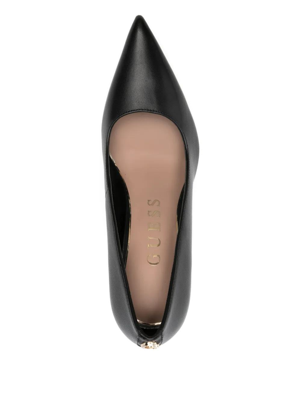 GUESS USA pointed heeled pumps Zwart