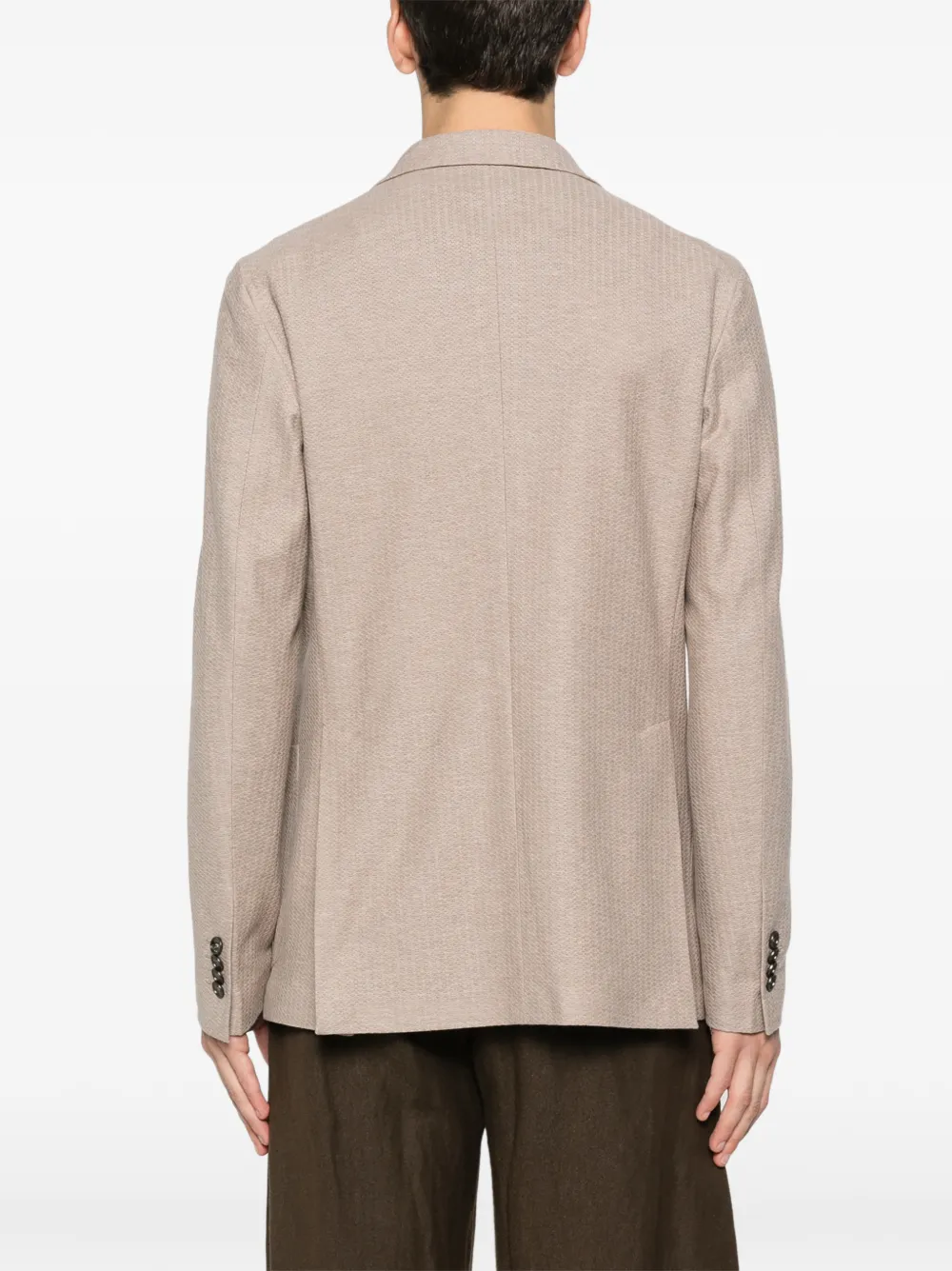 Tagliatore Blazer met twee knopen Beige