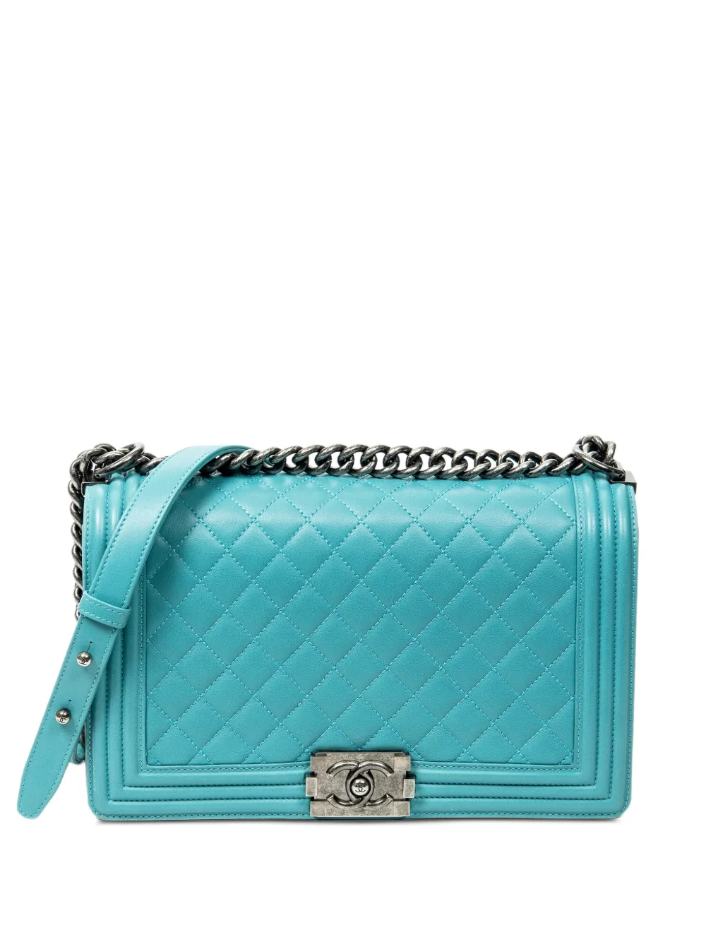 CHANEL Pre-Owned Borsa a spalla Boy media 2014 - Blu