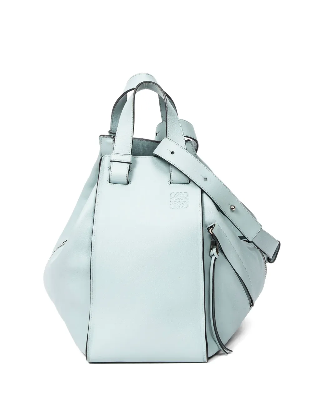 Loewe Pre-Owned large Hammock leather tote bag | Blue | Image 1