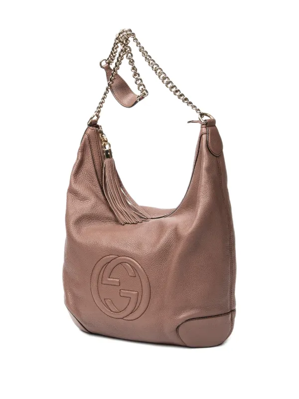 Gucci Pre-Owned Soho タッセル チェーン ショルダーバッグ | ブラウン 