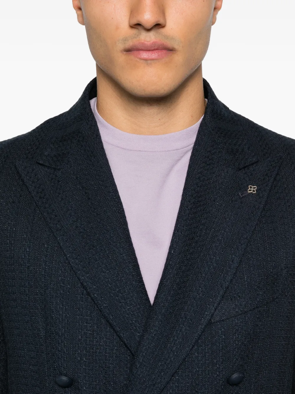 Tagliatore Blazer met dubbele rij knopen Blauw