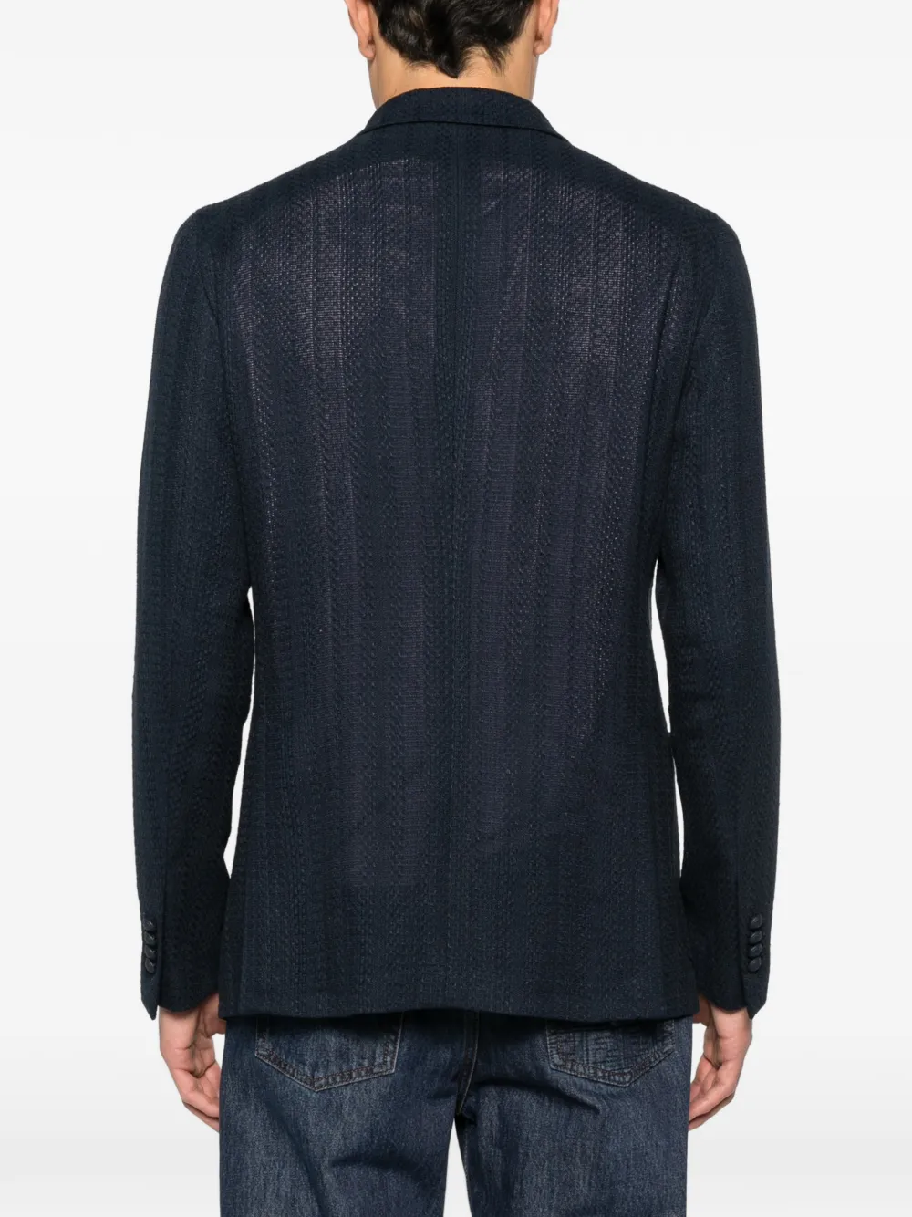 Tagliatore Blazer met dubbele rij knopen Blauw